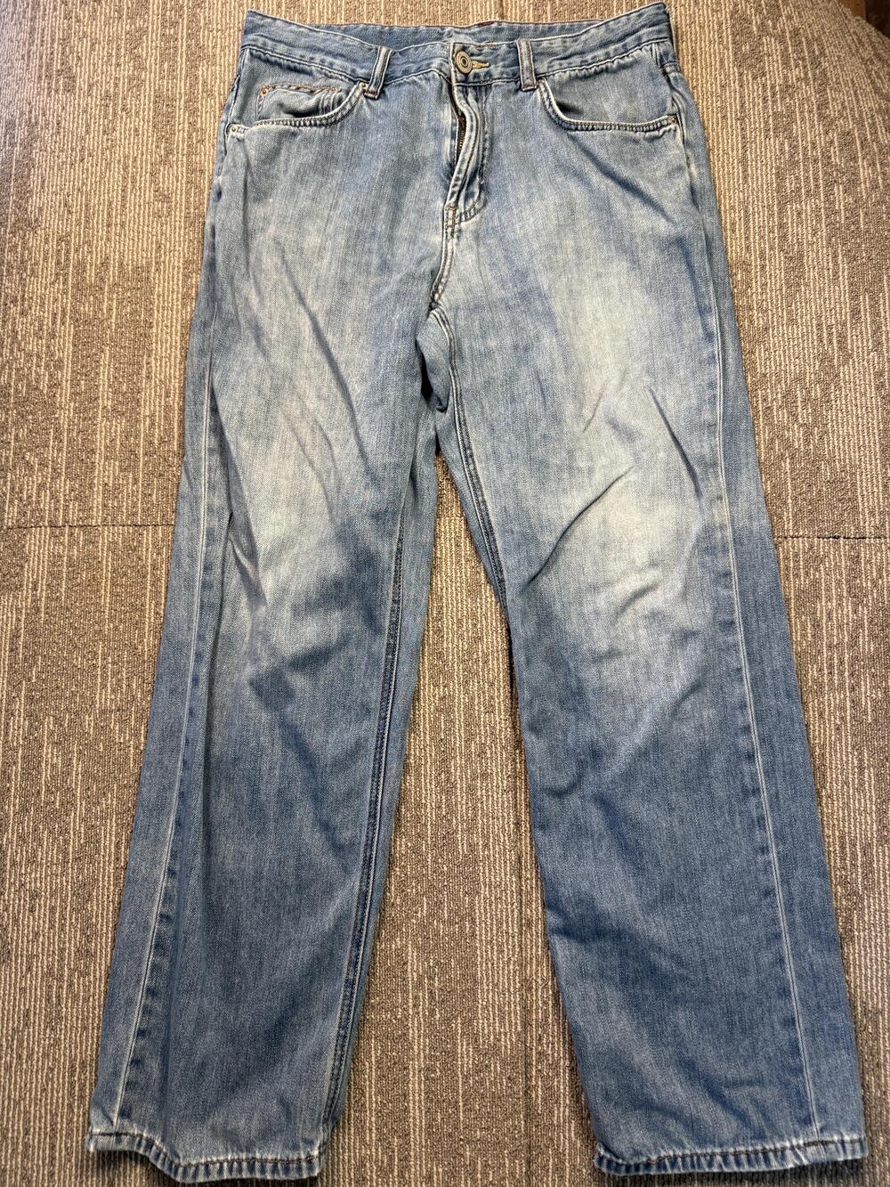 Tommy Bahama Jeans Mens 34x30 Blue Light Wash Classic Straight Denim Pants